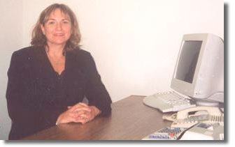 Doris at her Desk